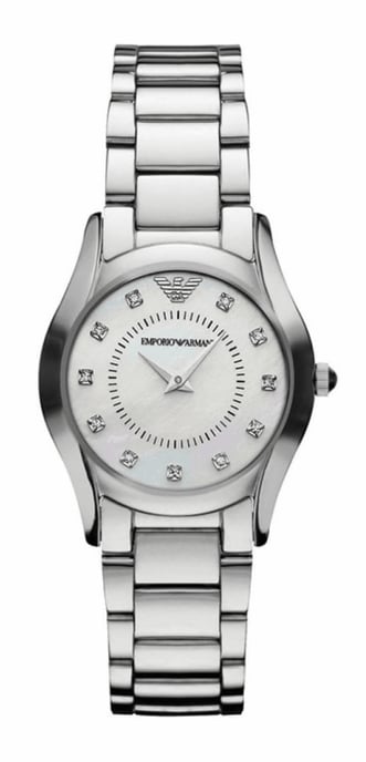 Emporio Armani Dameshorloge Kwarts Zilver - Image 1