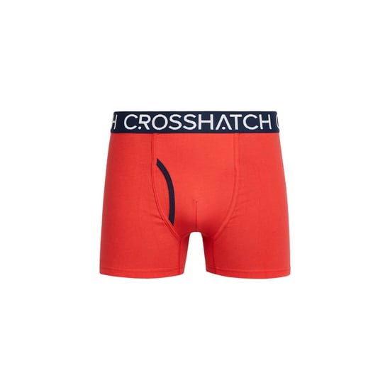 Crosshatch Heren Lynol Boxershorts (Pack of 3) (Rood) - Image 4