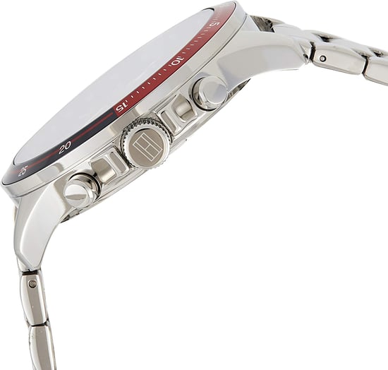 Tommy Hilfiger Bank herenhorloge Zilverkleurig 1791718 - Image 3