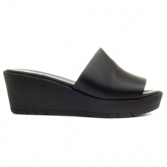 Purapiel Wedge Sandal Bellapiel In Black