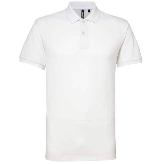 Asquith & Fox Heren Poloshirt met korte mouwen Prestatiemengsel (Wit) - Image 1