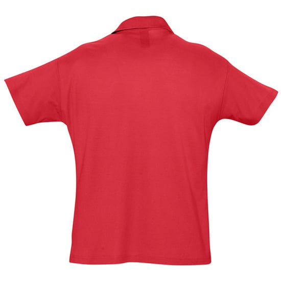SOLS Heren Zomer II Pique Poloshirt met korte mouwen (Rood) - Image 2