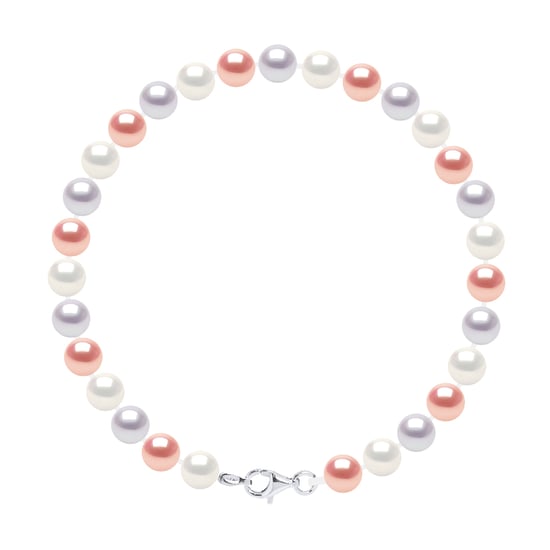 Bracelet of Real Cultured Freshwater Pearls Round 6-7 mm