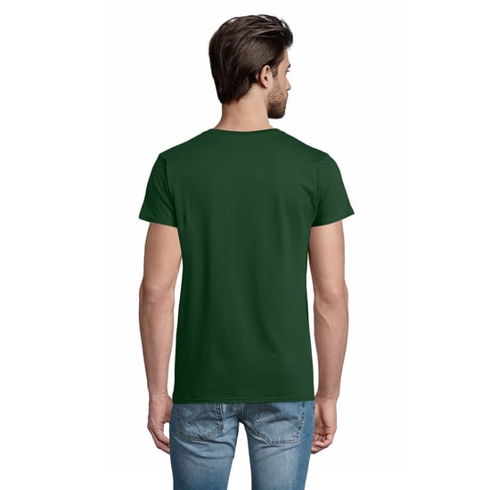SOLS Heren Pioneer Biologisch Katoenen T-Shirt (Fles groen) - Image 2