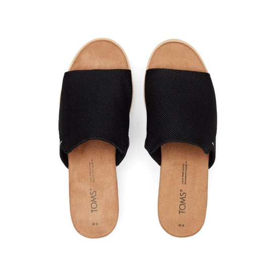TOMS Diana Mule Polyester Vrouwen Zwart Wedges - Image 4
