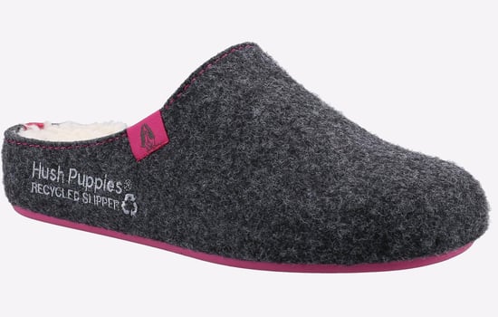 Hush Puppies The Good Dames Pantoffels In Antraciet - Image 2