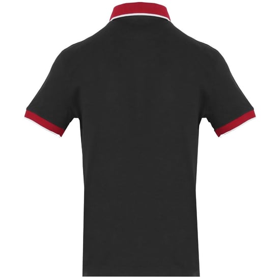 North Sails Contrast Collar Black Polo