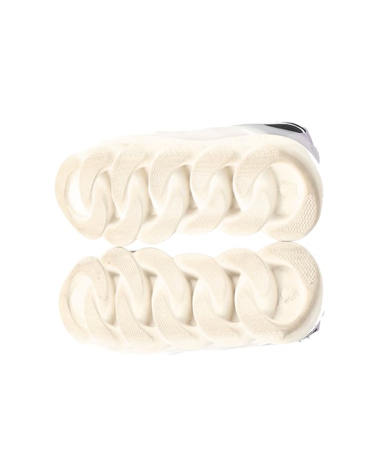 Versace Chain Reaction Sneakers in Witte Leren - Image 5