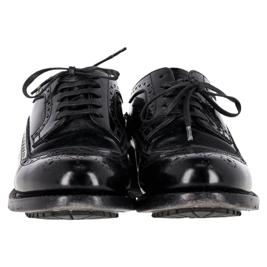 Celine Brogue Veterschoenen in Zwart Kalfsleer - Image 2