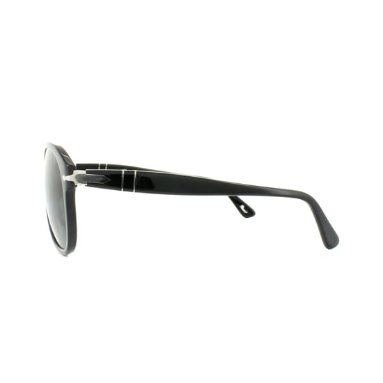 Persol Aviator Mens Black Green Sunglasses
