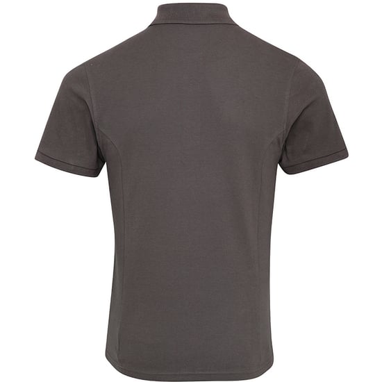 Premier Heren Coolchecker Plus Piqu Polo Shirt (Donkergrijs) - Image 2