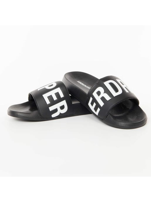 Superdry herensandalen met logo, klassiek model, voor bij het zwembad - Image 2