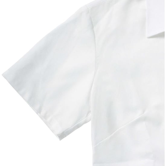 Russell Collectie Dames/Dames Korte Mouw Easy Care Oxford Shirt (Wit) - Image 4