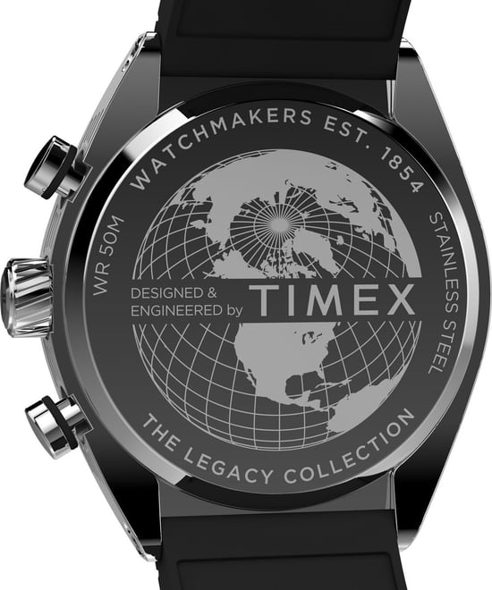 Timex Legacy Tonneau Heren Zwarte Horloge TW2W64500 - Image 3