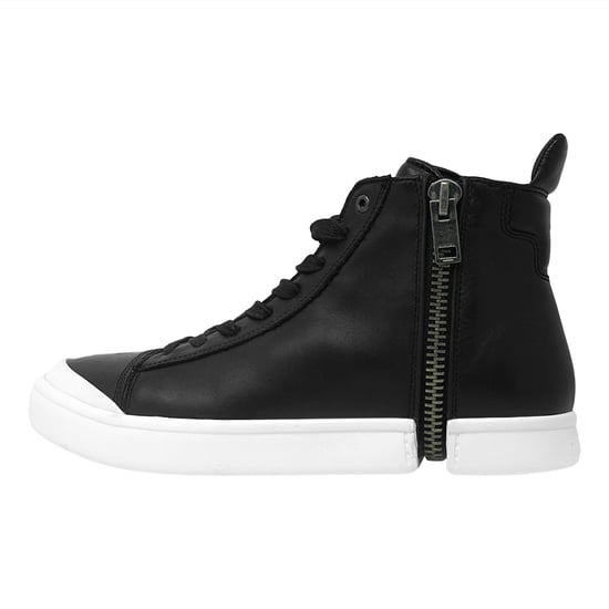 Diesel S-NENTISH Zip Around Sneakers in Black