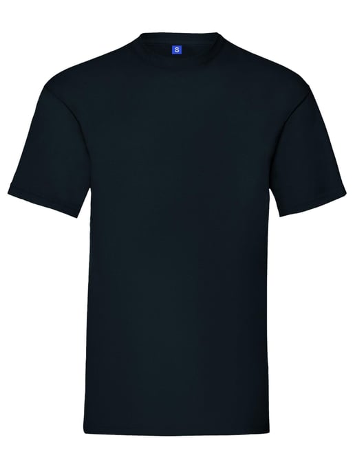 Kruze | Mens Crew Neck T-Shirts (5 Pack) - BLK/BLK/WHT/WHT/NVY