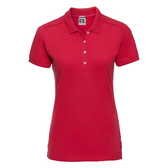 Russell Dames/Dames Stretch Fitted Poloshirt (Klassiek rood) - Image 1