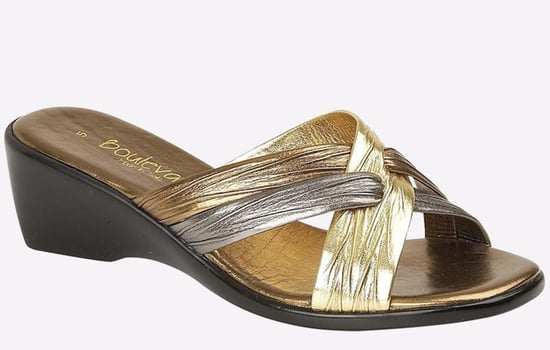 Boulevard X Over Mule Sandal Womens