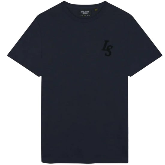 Lyle & Scott Club embleem donker marineblauw T-shirt - Image 1