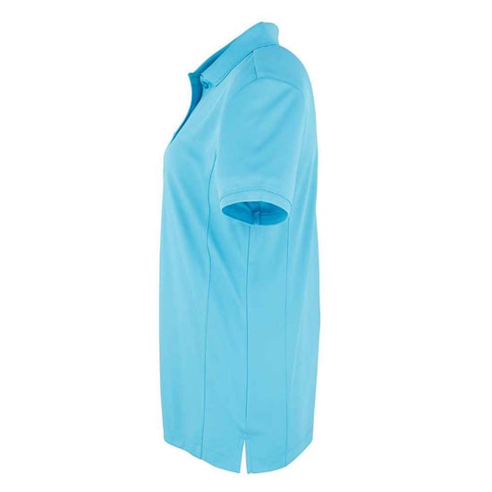 Premier Dames/Dames Coolchecker Piqué Poloshirt (Turquoise) - Image 3