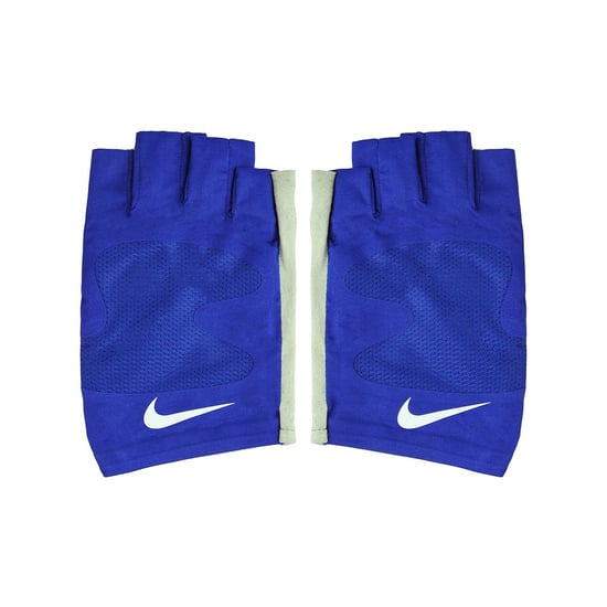 Nike Logo Blue White Mens Rugby Gloves PGR002 401