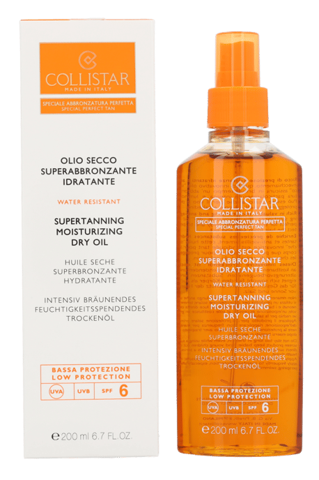 Collistar Supertanning Moisturizing Dry Oil SPF6 200ml. - Image 3