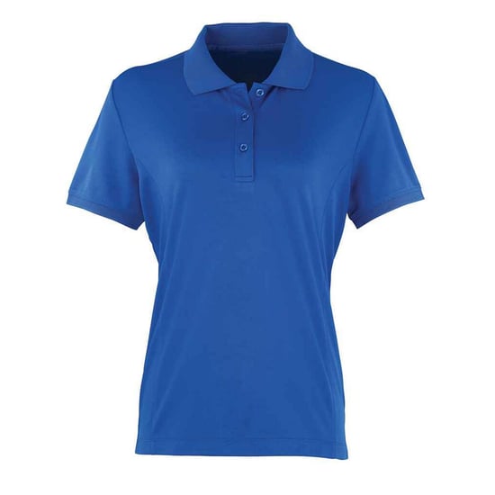 Premier Dames/Dames Coolchecker Piqué Poloshirt (Koningsblauw) - Image 1