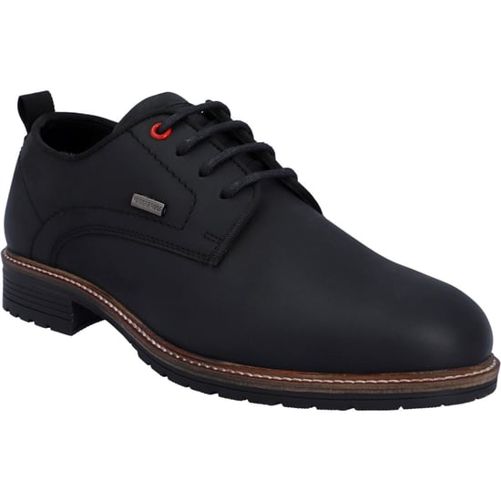 Hunter Jura Leer Heren Zwart Veterschoenen - Image 1