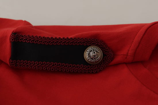Dolce & Gabbana Red Amor Vincit Omnia Crewneck Women's T-shirt
