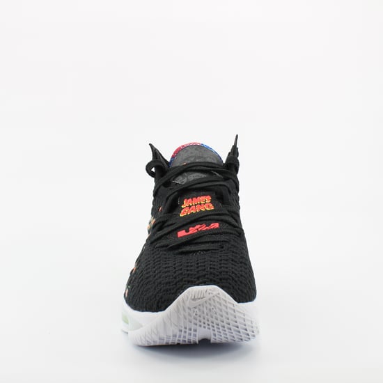 Nike Lebron XVII Black Textile Unisex Lace Up Trainers BQ3178 005