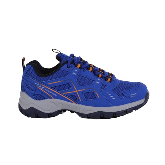 Regatta Childrens/Kids Vendeavour Walking Shoes (Strong Blue/Orange Pepper)