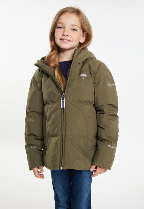 Schmuddelwedda Functionele winterjas Meisjes militaire olijf - Image 3