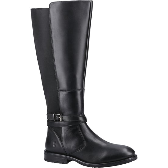 Hush Puppies Victoria Leren Vrouwen Laarzen Zwart - Image 1