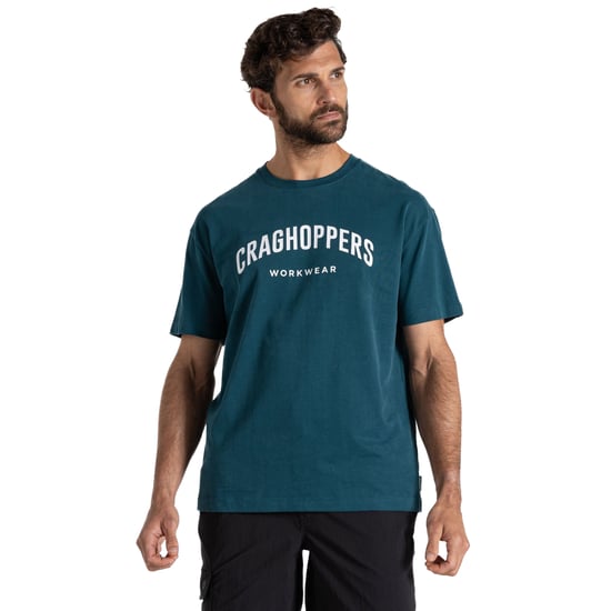 Craghoppers Mens Batley T-Shirt (Dark Aegean Blue)