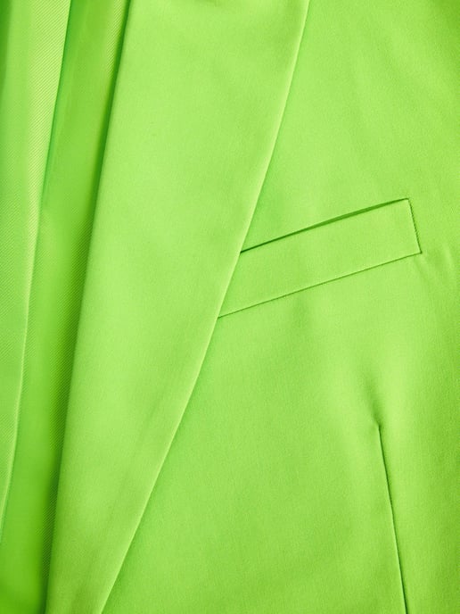 JJXX blazer JXMARY van gerecycled polyester felgroen