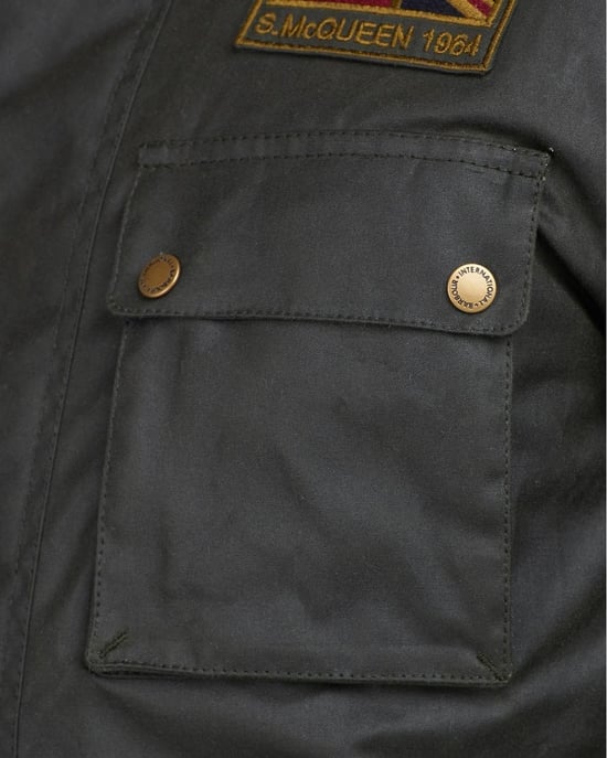 Barbour International Workers Wax Herenjacket - Image 6