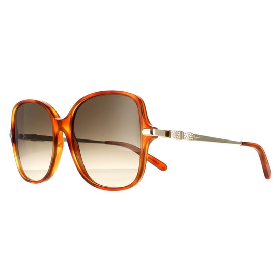 Salvatore Ferragamo zonnebril SF990SR 214 Tortoise grijze gradiënt - Image 2