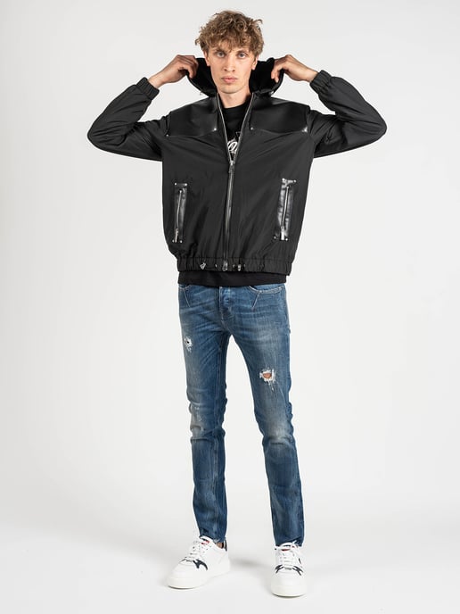 Les Hommes jas Windbreaker Mannen zwart - Image 5