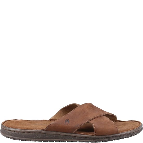 Hush Puppies Heren Nile Crossover Leren Sandalen (Bruin) - Image 3