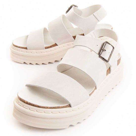 Purapiel Plataform Sandal Martita In White
