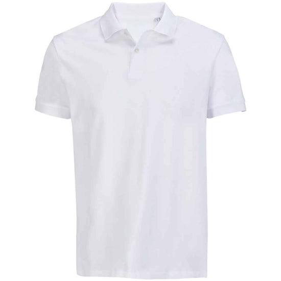 SOLS Unisex Adult Pacific Piqué Tweelingnaaldssteek Poloshirt (Wit) - Image 1