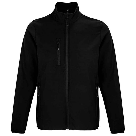 SOLS Heren Falcon Gerecycleerd Soft Shell Jasje (Zwart) - Image 1