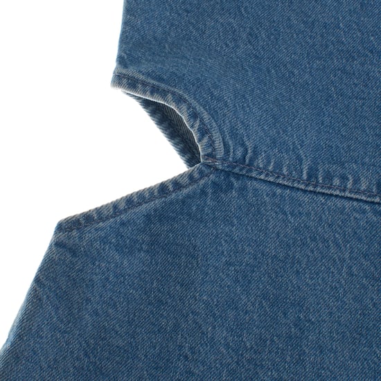 Short denim dress 664977 woman