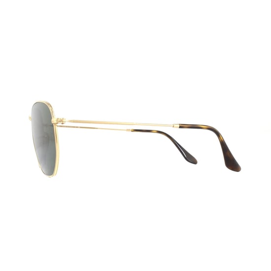 Ray-Ban Sunglasses Hexagonal 3548N 001 Gold Green