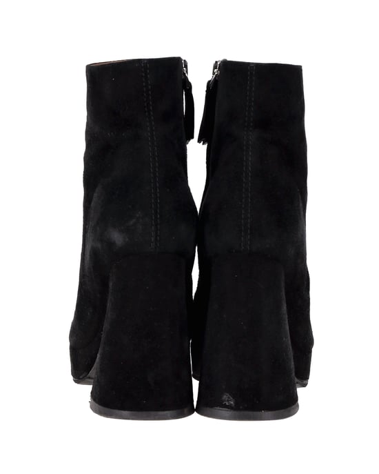 Proenza Schouler Block Heel Platform Boots in Zwart Suède - Image 4