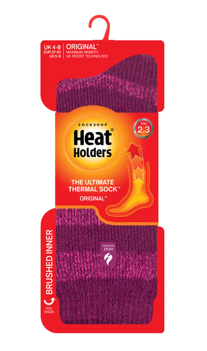 Heat Holders Dames Dikke Warme Thermische Sokken - Deep Fuchsia / Berry (Tuscuny) - Image 2