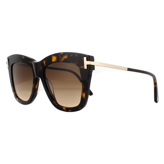 Tom Ford zonnebril Dasha FT0822 52F Dark Havana Brown Gradiënt - Image 2