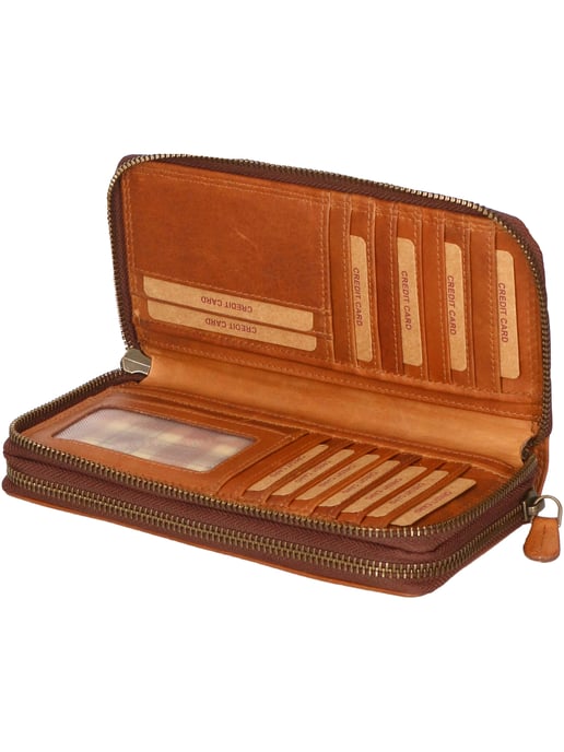 Hill Burry Wallet men COGNAC