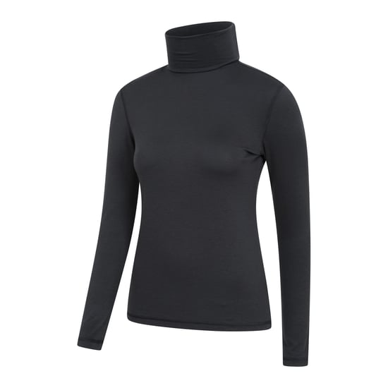 Mountain Warehouse Dames/Dames Keep The Heat Isotherm Roll Neck Basislaag Top (Zwart) - Image 3