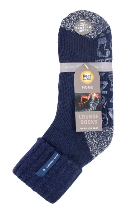 Heat Holders - Warme thermo pantoffelsokken voor heren - Marineblauw (Whittaker) - Image 2